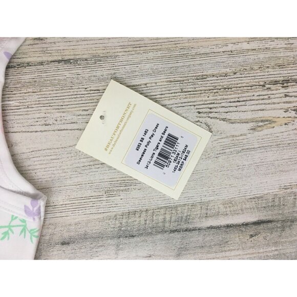 The Beaufort Bonnet Company Polly Play Dress Lions Tigers & Bears 18 to 24 M NWT - Picture 4 of 9